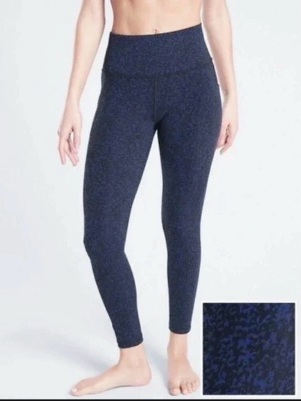 ATHLETA salutation stash pocket gravel 7/8 tights leggings